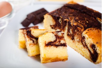 Chocolate / Coffee Marble Butter Cake