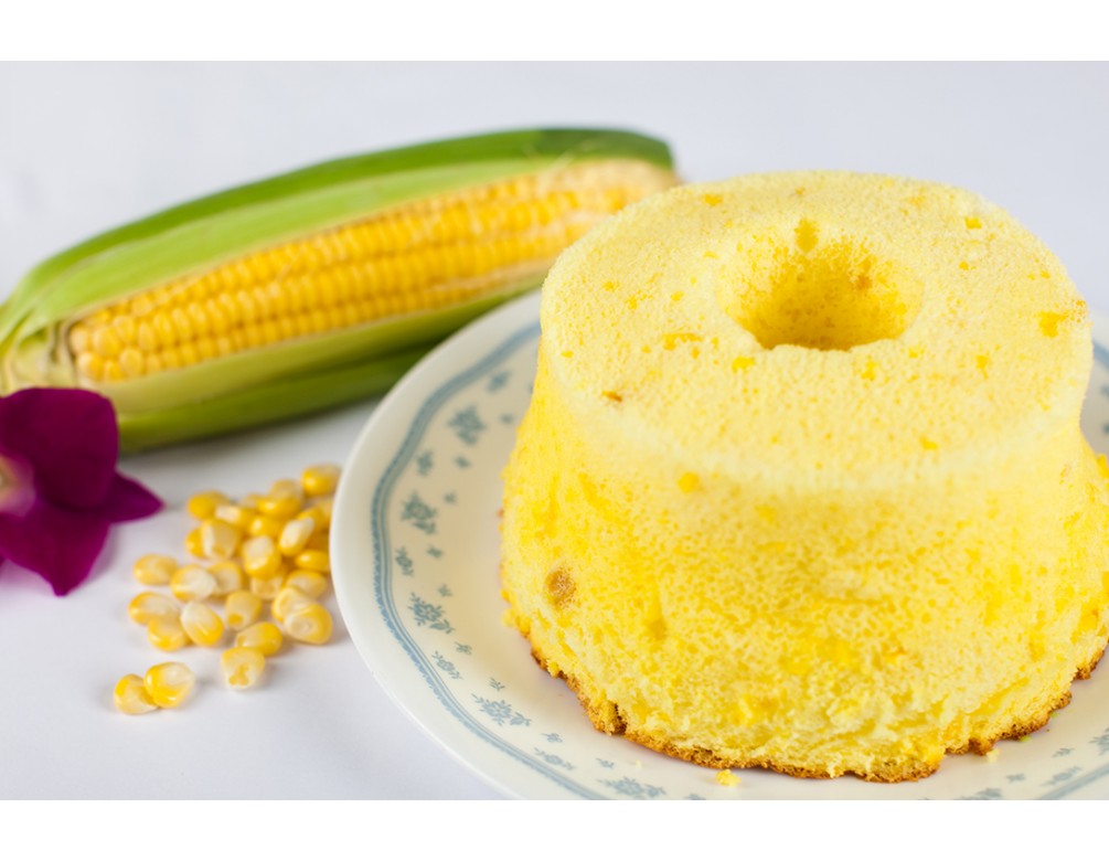 Cream Corn Chiffon Cake
