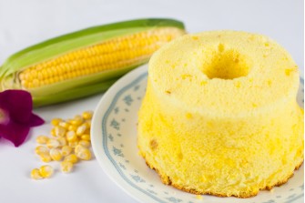 Cream Corn Chiffon Cake