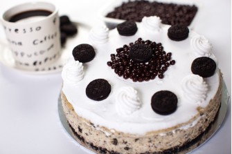 Rich “Oreo” Baked Cheese Cake