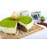 Rich Green Tea Baked Cheese Cake with Azuki Red Beans